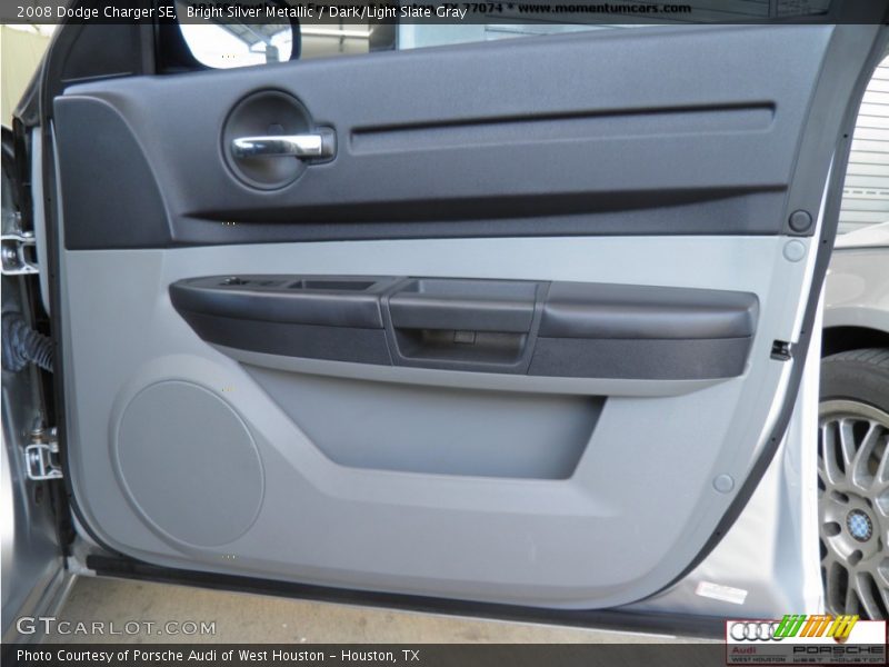 Bright Silver Metallic / Dark/Light Slate Gray 2008 Dodge Charger SE