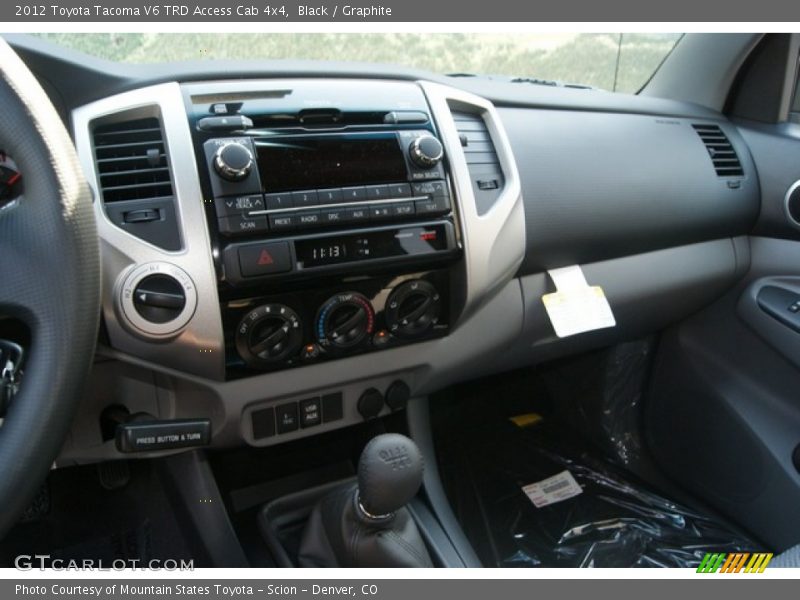 Black / Graphite 2012 Toyota Tacoma V6 TRD Access Cab 4x4