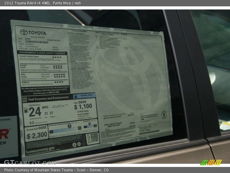 Pyrite Mica / Ash 2012 Toyota RAV4 I4 4WD