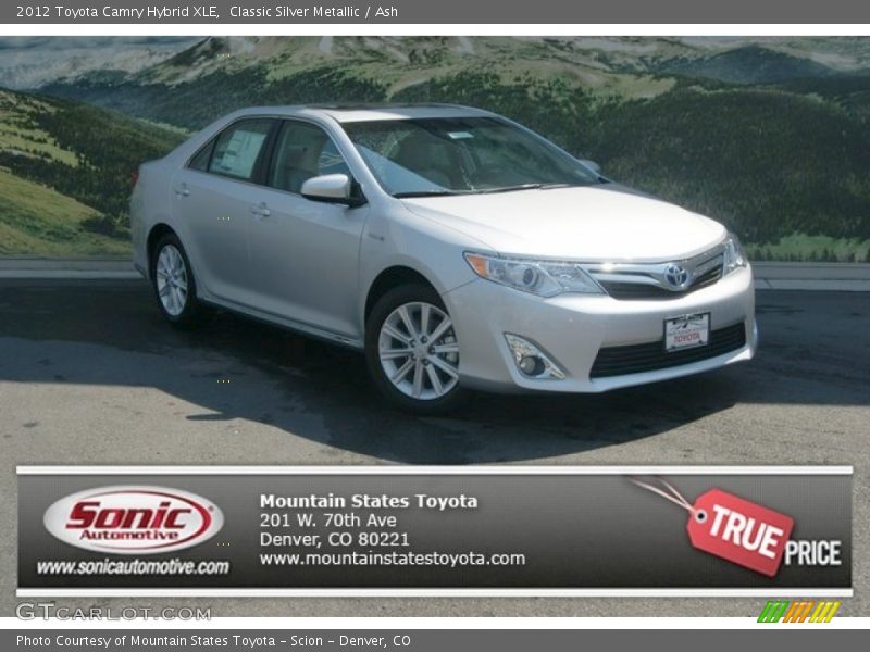 Classic Silver Metallic / Ash 2012 Toyota Camry Hybrid XLE