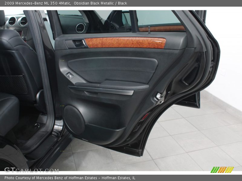 Obsidian Black Metallic / Black 2009 Mercedes-Benz ML 350 4Matic