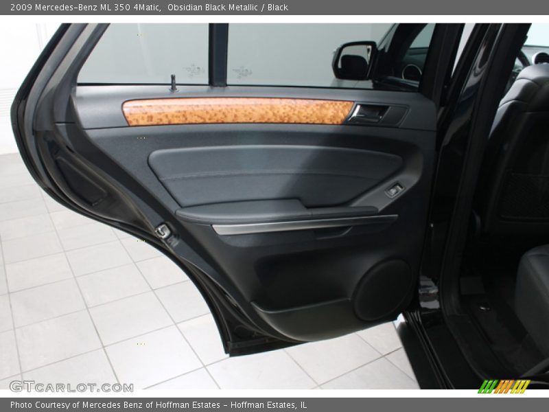 Obsidian Black Metallic / Black 2009 Mercedes-Benz ML 350 4Matic