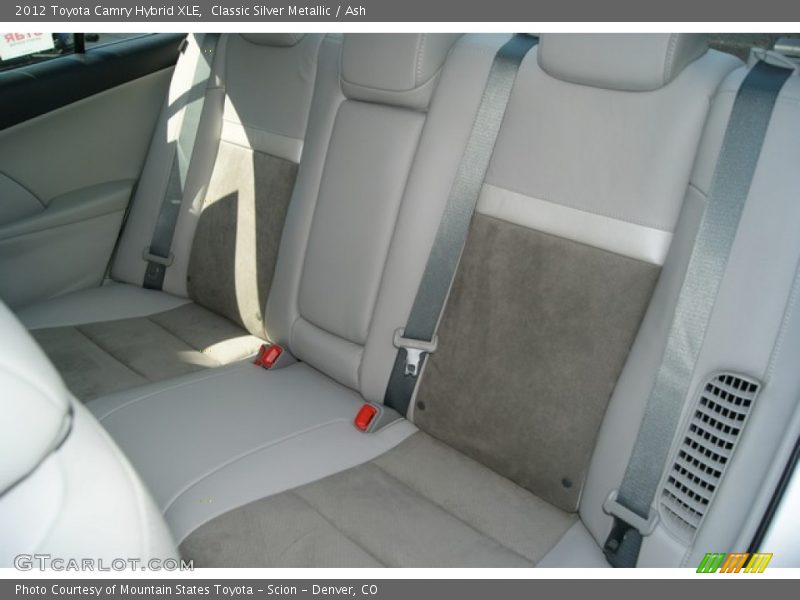 Rear Seat of 2012 Camry Hybrid XLE