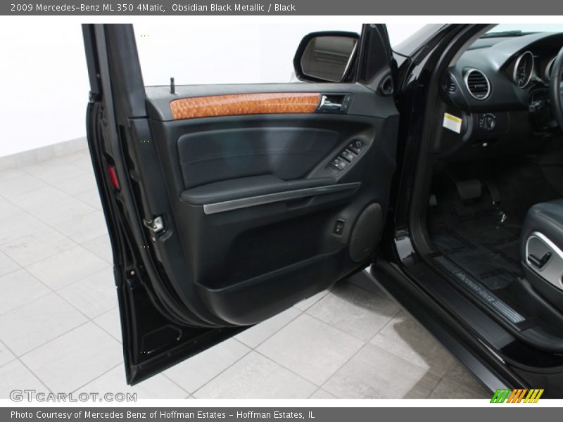 Obsidian Black Metallic / Black 2009 Mercedes-Benz ML 350 4Matic