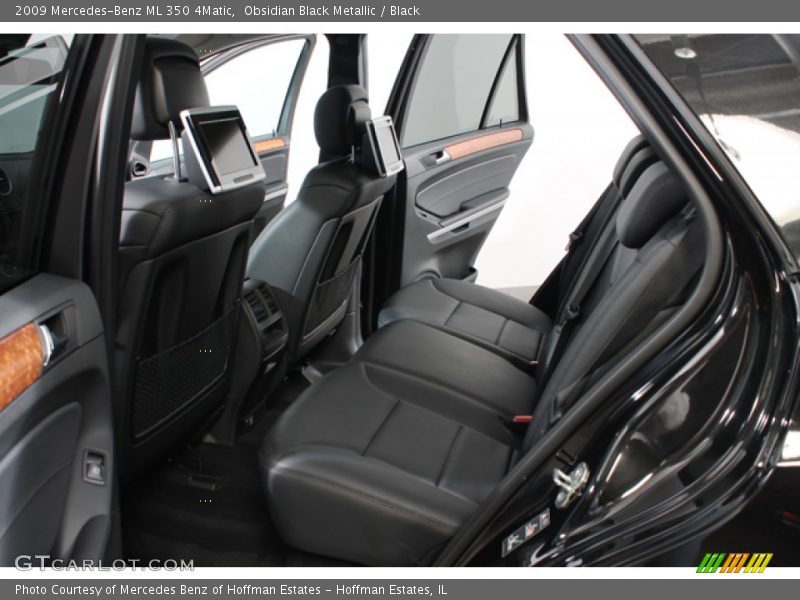 Obsidian Black Metallic / Black 2009 Mercedes-Benz ML 350 4Matic