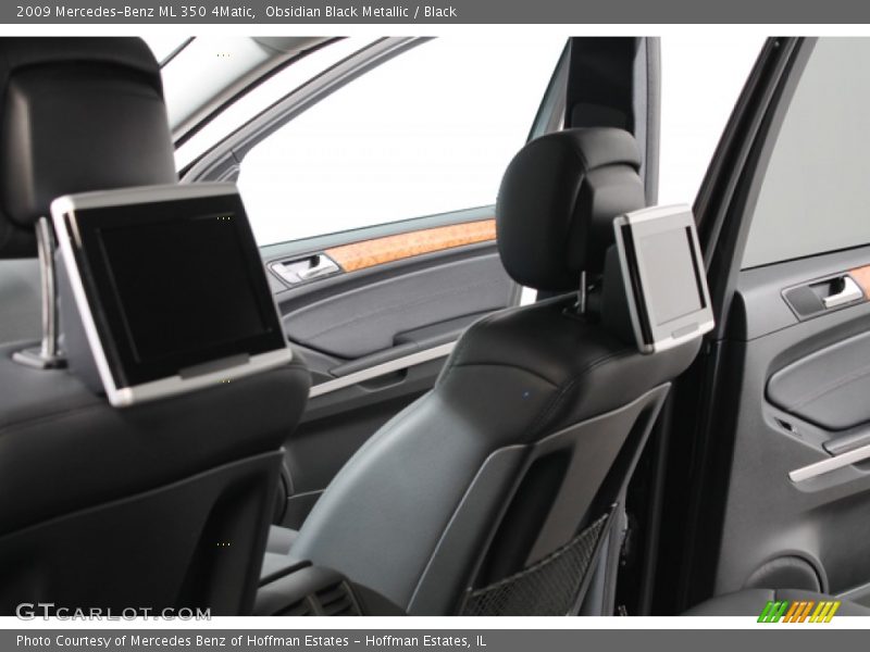 Obsidian Black Metallic / Black 2009 Mercedes-Benz ML 350 4Matic