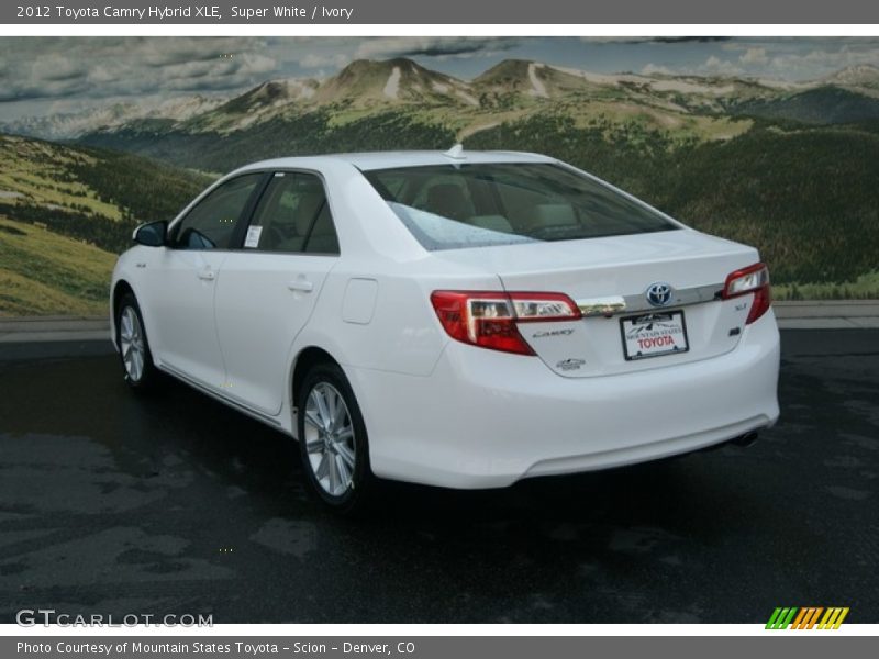 Super White / Ivory 2012 Toyota Camry Hybrid XLE