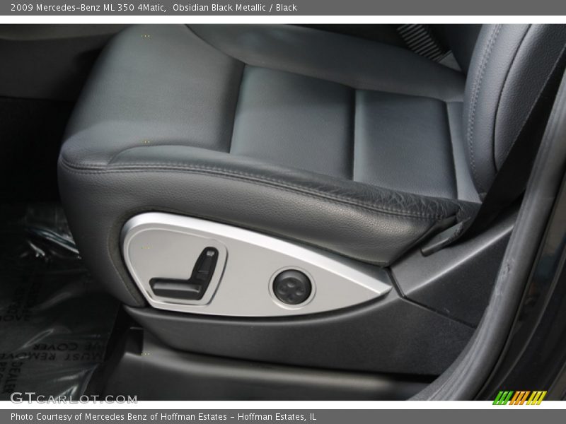 Obsidian Black Metallic / Black 2009 Mercedes-Benz ML 350 4Matic
