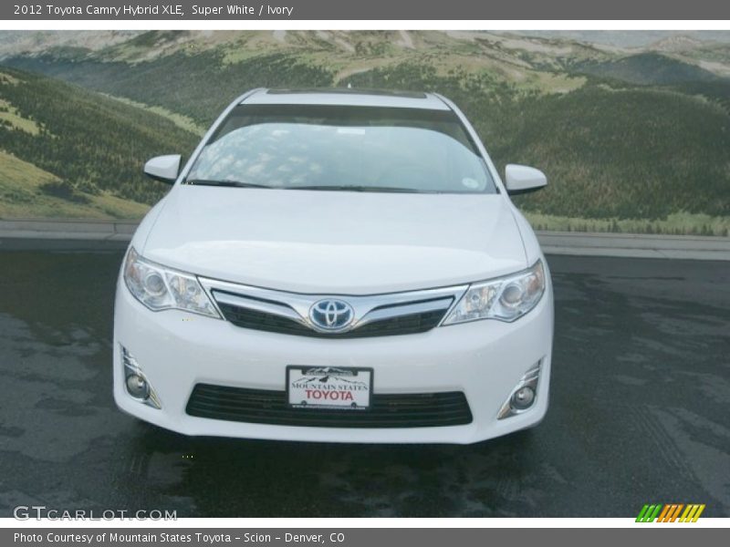 Super White / Ivory 2012 Toyota Camry Hybrid XLE