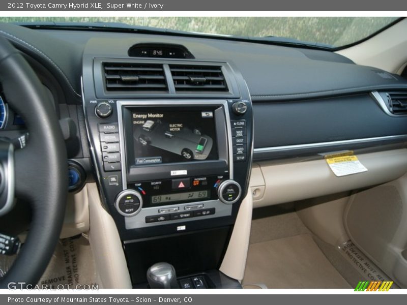Dashboard of 2012 Camry Hybrid XLE