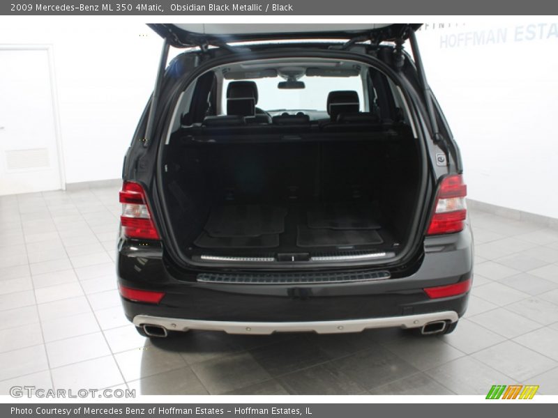 Obsidian Black Metallic / Black 2009 Mercedes-Benz ML 350 4Matic