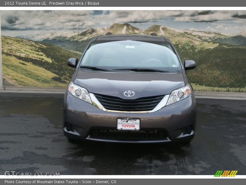 Predawn Gray Mica / Bisque 2012 Toyota Sienna LE