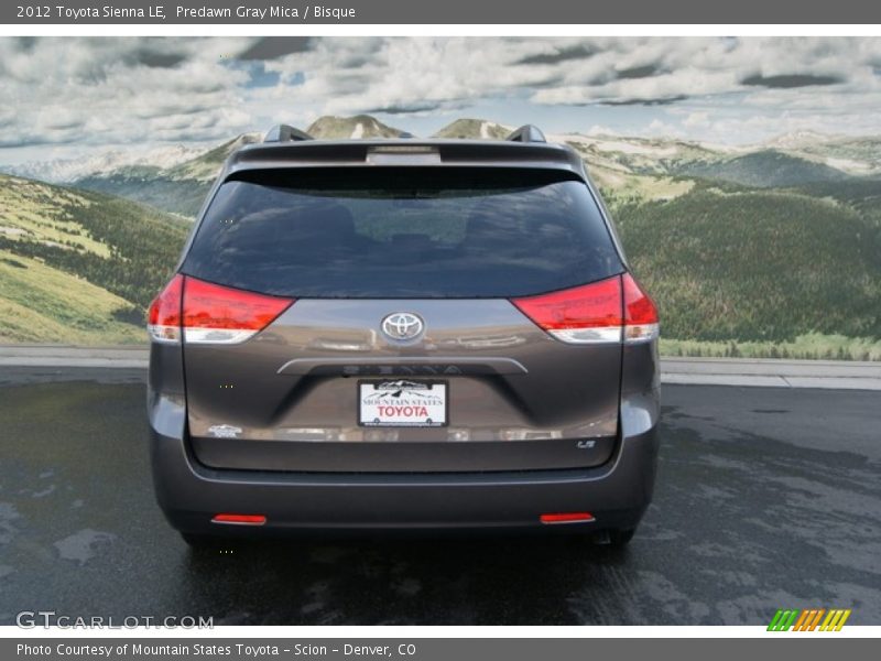 Predawn Gray Mica / Bisque 2012 Toyota Sienna LE