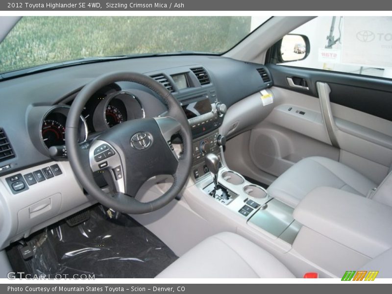 Ash Interior - 2012 Highlander SE 4WD 