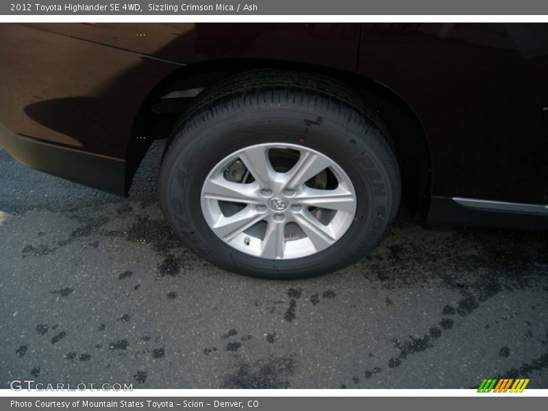  2012 Highlander SE 4WD Wheel