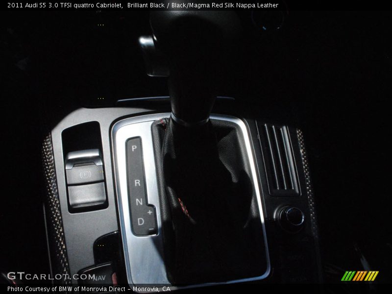 Brilliant Black / Black/Magma Red Silk Nappa Leather 2011 Audi S5 3.0 TFSI quattro Cabriolet