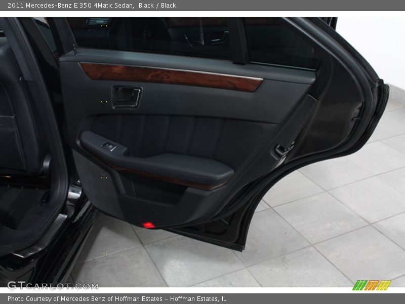 Black / Black 2011 Mercedes-Benz E 350 4Matic Sedan