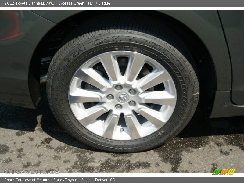  2012 Sienna LE AWD Wheel