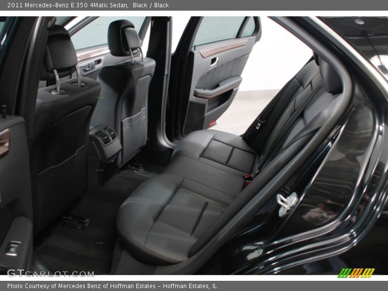 Black / Black 2011 Mercedes-Benz E 350 4Matic Sedan