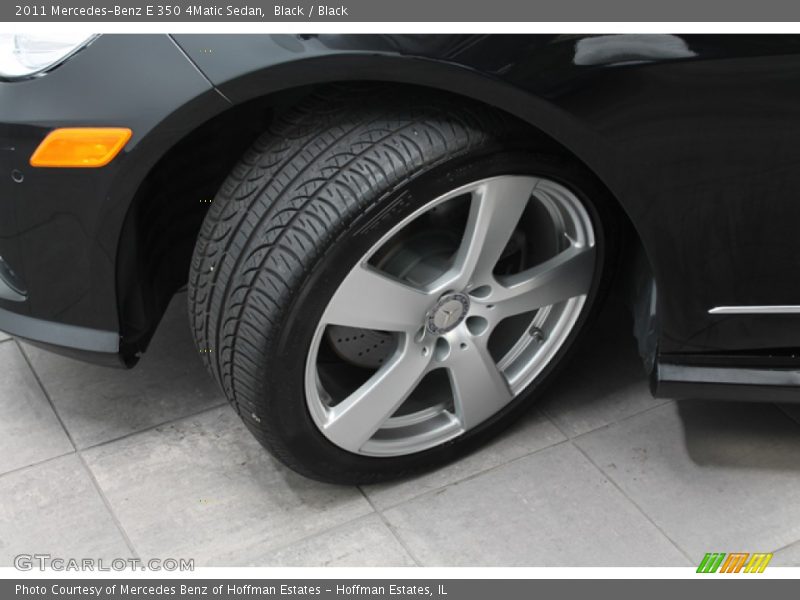 Black / Black 2011 Mercedes-Benz E 350 4Matic Sedan