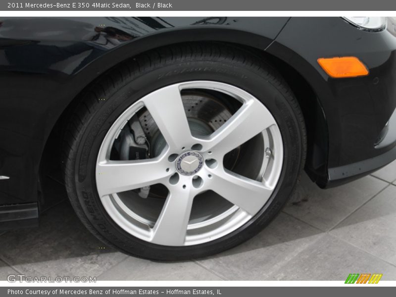 Black / Black 2011 Mercedes-Benz E 350 4Matic Sedan