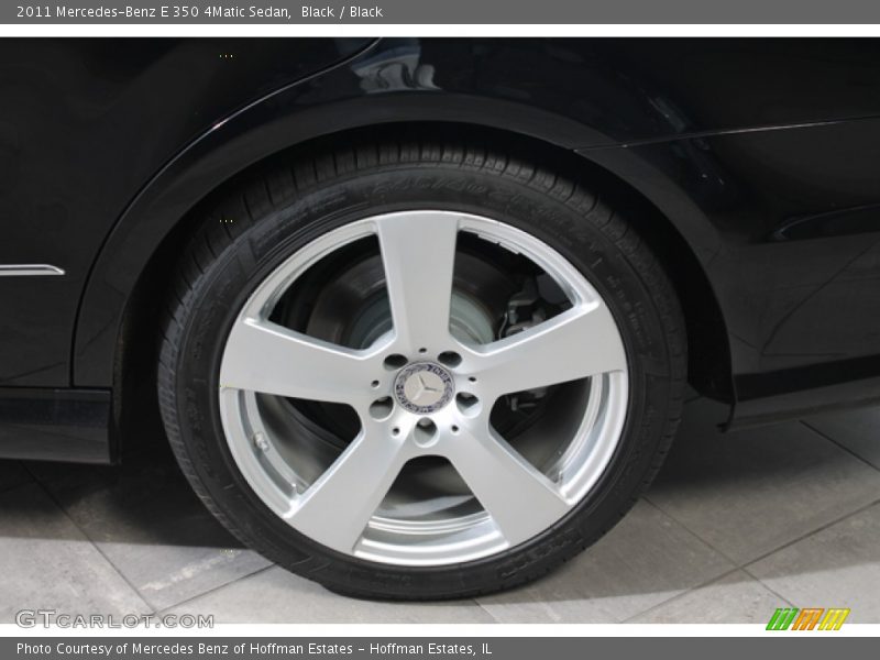 Black / Black 2011 Mercedes-Benz E 350 4Matic Sedan