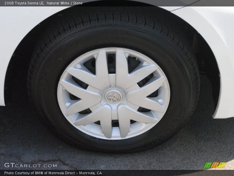 Natural White / Stone 2008 Toyota Sienna LE