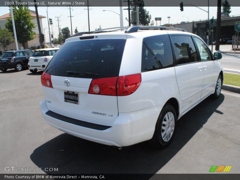 Natural White / Stone 2008 Toyota Sienna LE
