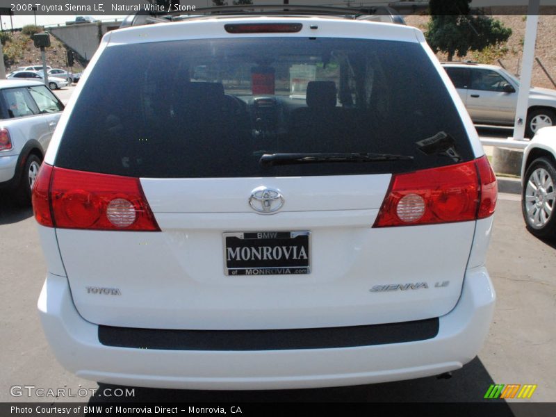 Natural White / Stone 2008 Toyota Sienna LE