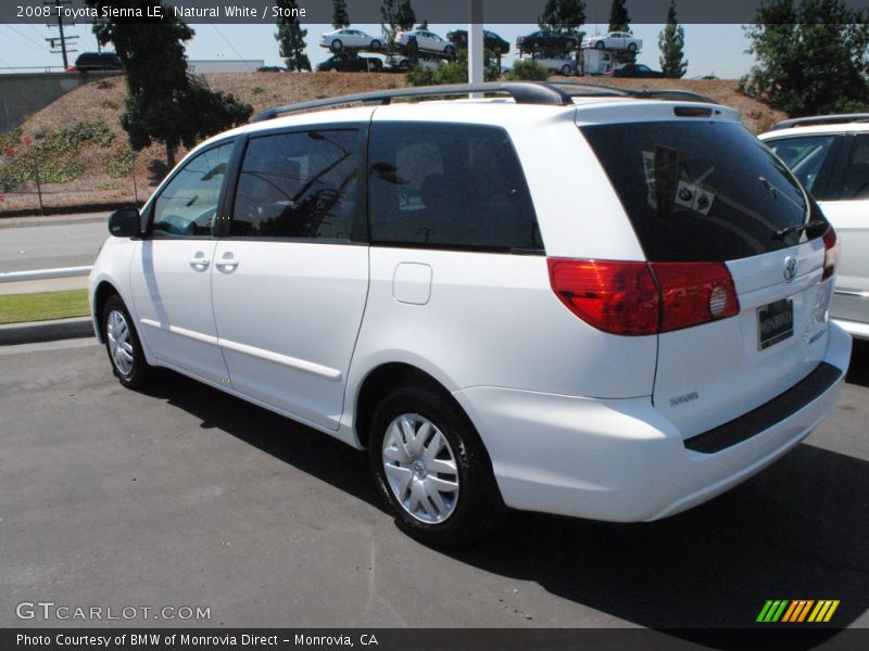 Natural White / Stone 2008 Toyota Sienna LE