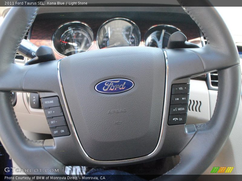 Kona Blue / Light Stone 2011 Ford Taurus SEL