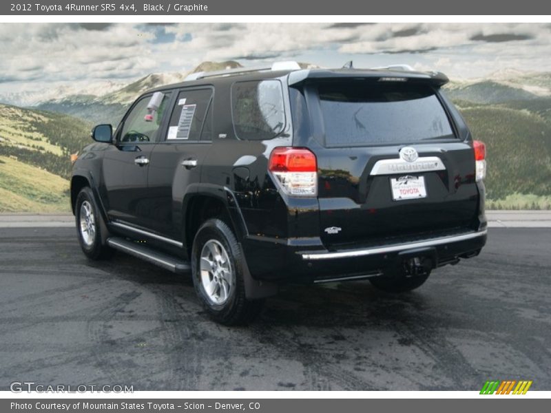 Black / Graphite 2012 Toyota 4Runner SR5 4x4