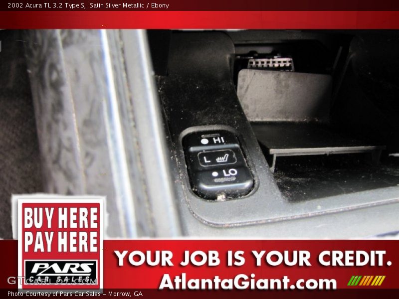 Satin Silver Metallic / Ebony 2002 Acura TL 3.2 Type S