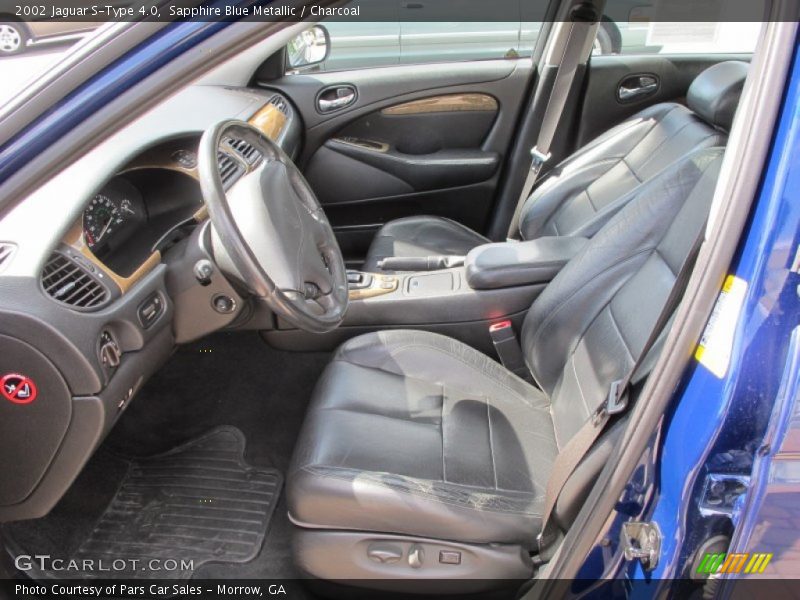 Sapphire Blue Metallic / Charcoal 2002 Jaguar S-Type 4.0