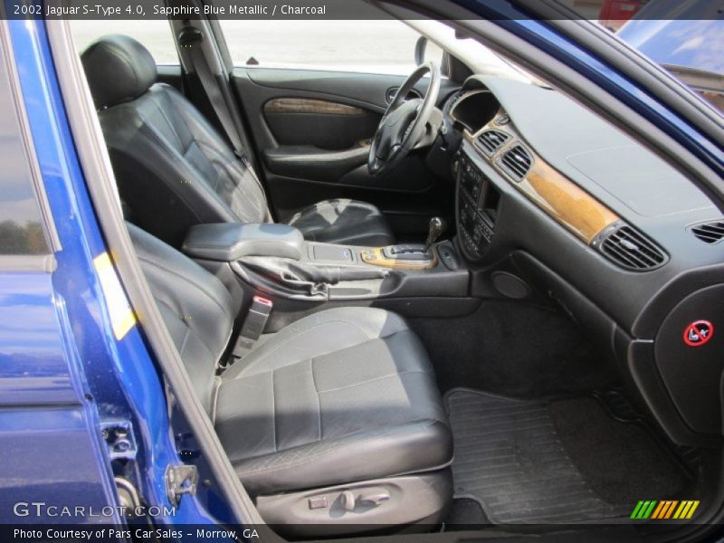 Sapphire Blue Metallic / Charcoal 2002 Jaguar S-Type 4.0