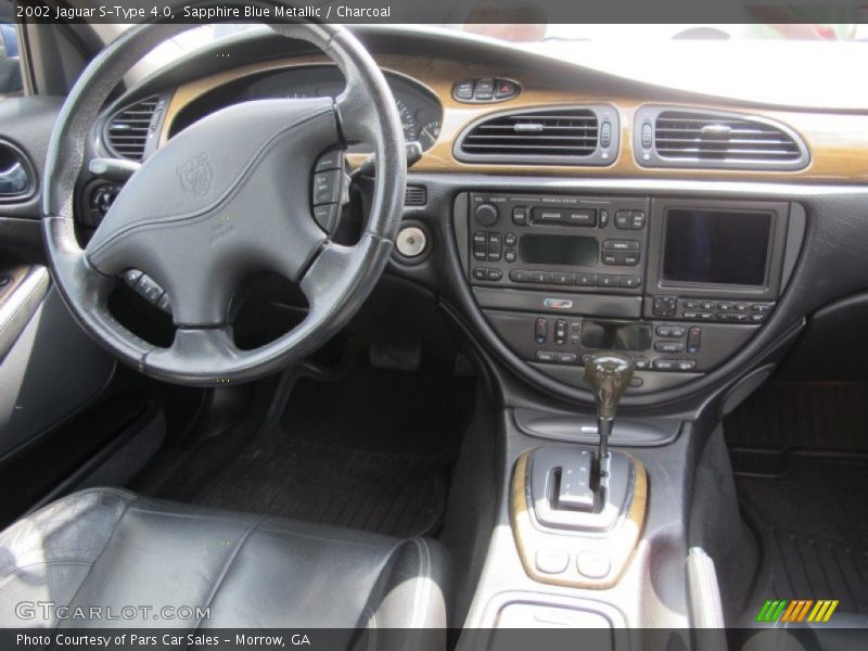 Sapphire Blue Metallic / Charcoal 2002 Jaguar S-Type 4.0