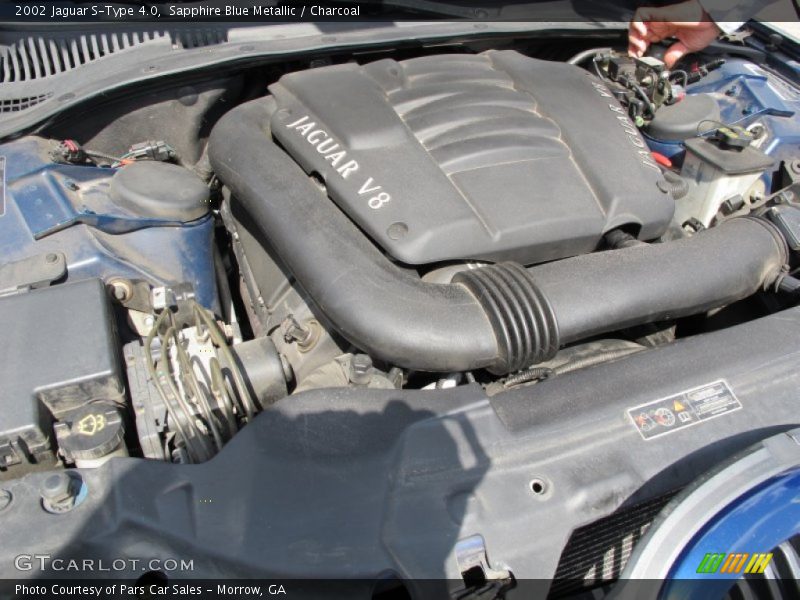 Sapphire Blue Metallic / Charcoal 2002 Jaguar S-Type 4.0