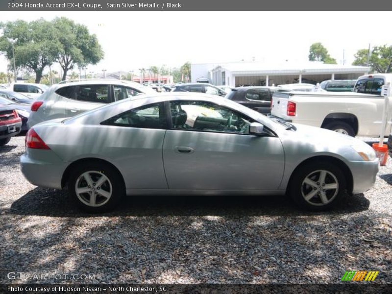 Satin Silver Metallic / Black 2004 Honda Accord EX-L Coupe