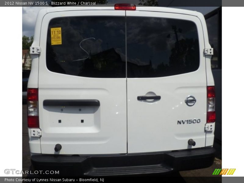 Blizzard White / Charcoal 2012 Nissan NV 1500 S