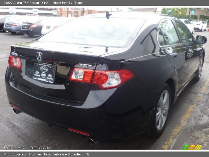 Crystal Black Pearl / Ebony 2009 Acura TSX Sedan