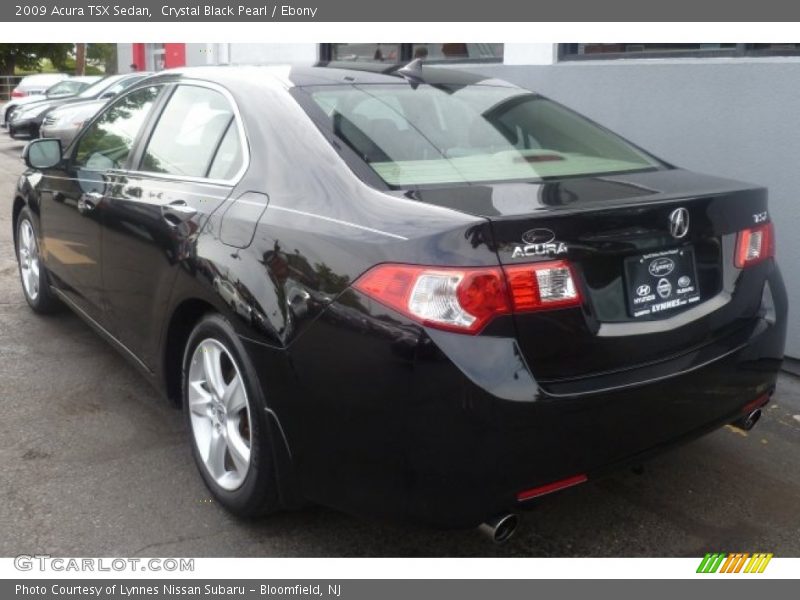 Crystal Black Pearl / Ebony 2009 Acura TSX Sedan