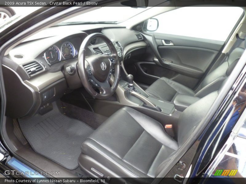 Crystal Black Pearl / Ebony 2009 Acura TSX Sedan