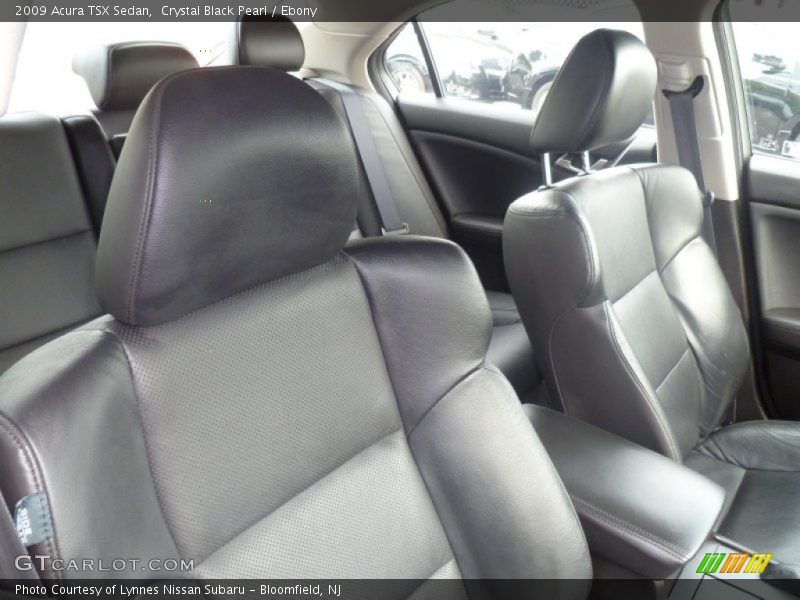 Crystal Black Pearl / Ebony 2009 Acura TSX Sedan