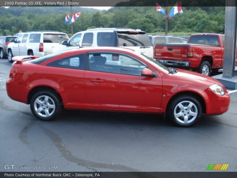 Victory Red / Ebony 2009 Pontiac G5 XFE