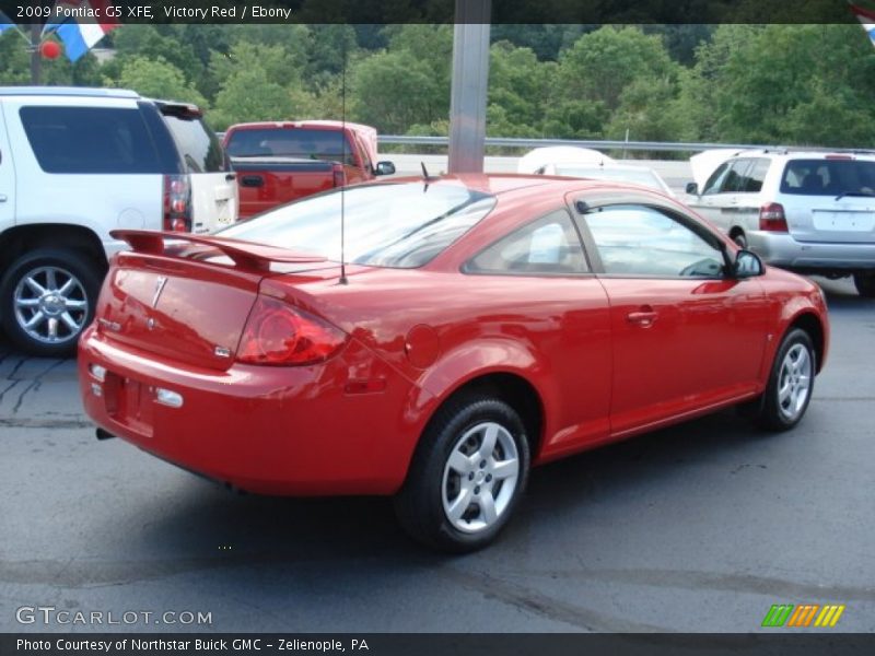 Victory Red / Ebony 2009 Pontiac G5 XFE