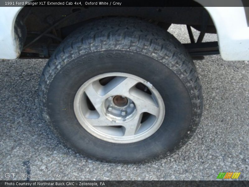 Oxford White / Grey 1991 Ford Ranger XLT Extended Cab 4x4