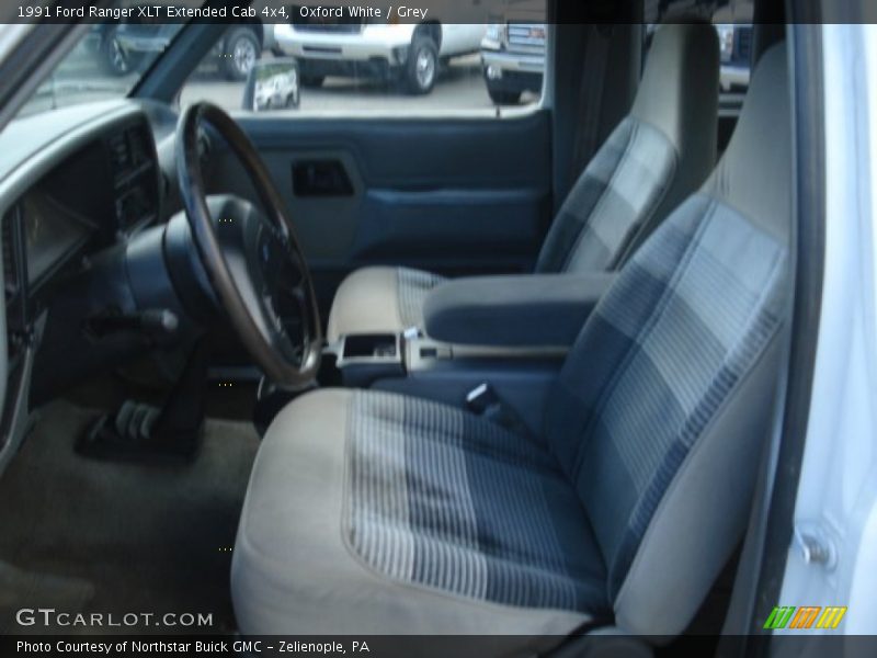Oxford White / Grey 1991 Ford Ranger XLT Extended Cab 4x4