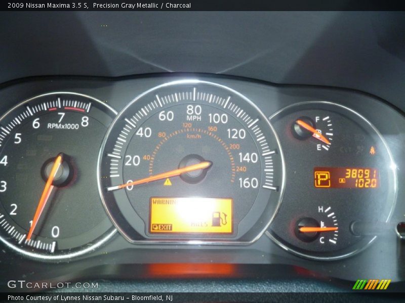 Precision Gray Metallic / Charcoal 2009 Nissan Maxima 3.5 S