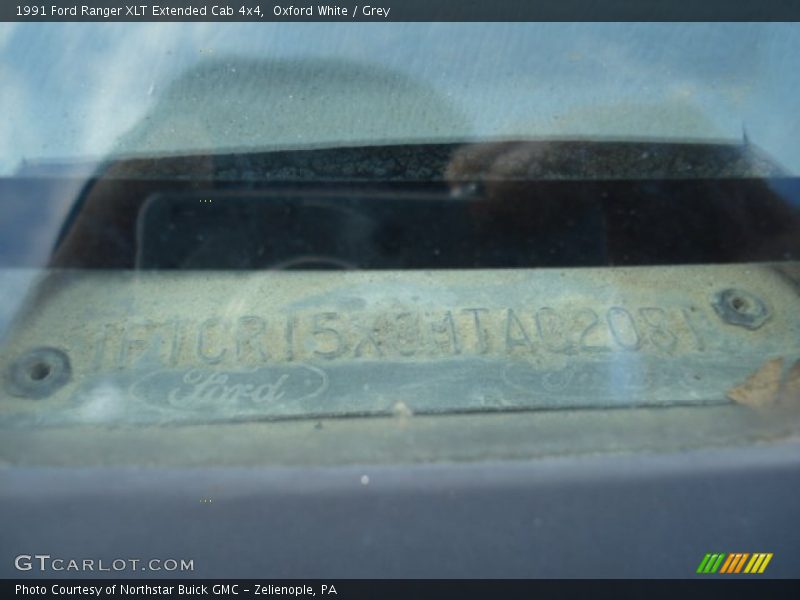 Oxford White / Grey 1991 Ford Ranger XLT Extended Cab 4x4