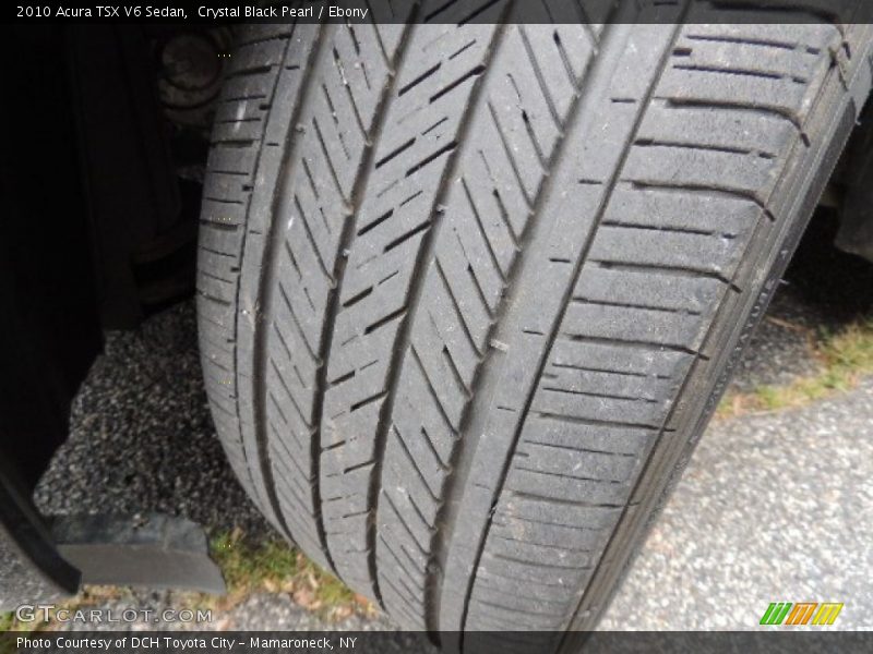 Crystal Black Pearl / Ebony 2010 Acura TSX V6 Sedan